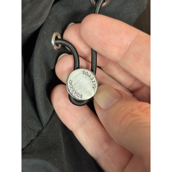 Soia & Koi Revolve Utility Jacket Anorak Black Size XL Hooded Pockets Rain Coat - Picture 11 of 16